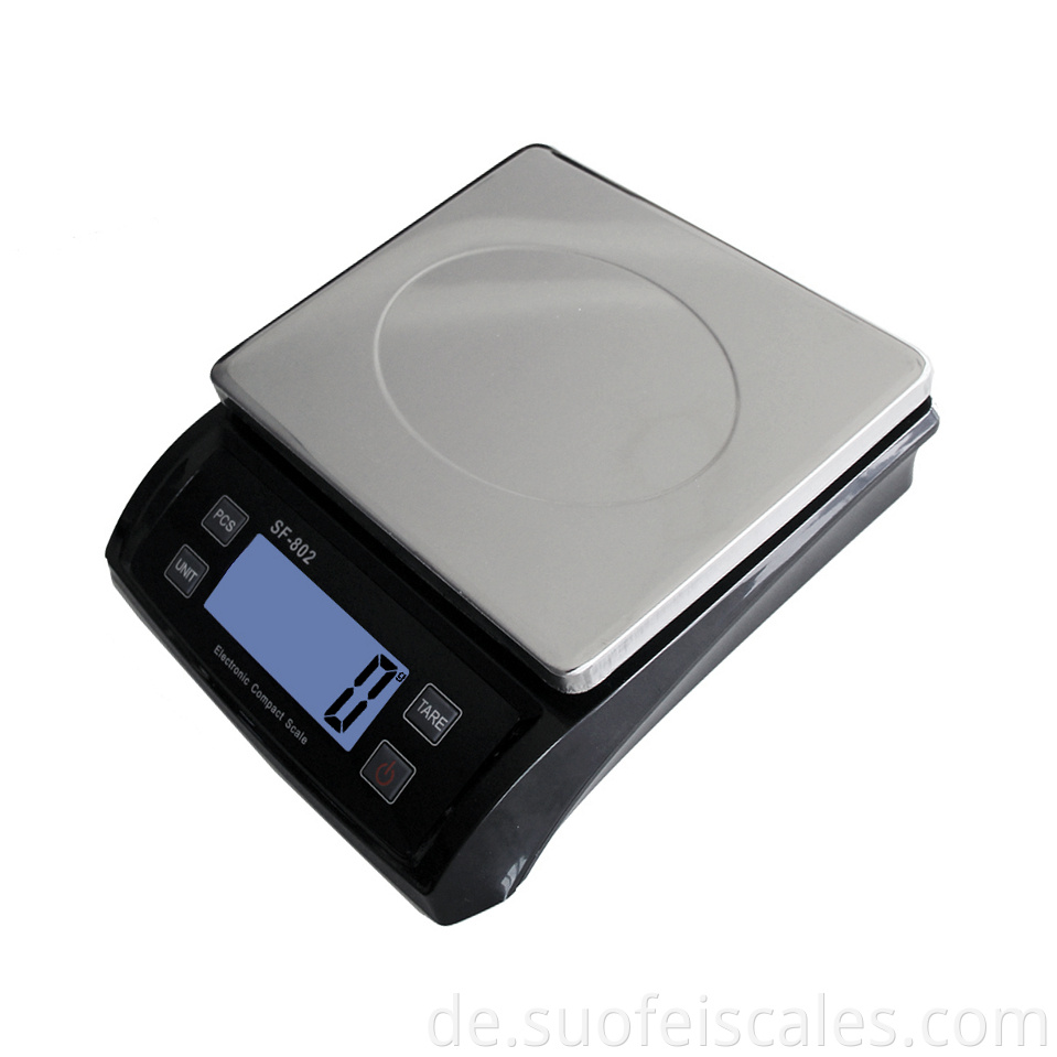 SF-802 Electronic Kitchen Food Postal Scale Black